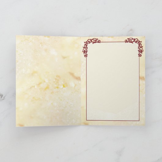 黄金50周年 カード (内部)