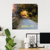 黄金。コロラド州 ポスター (ホームオフィス)