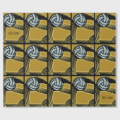 黄金 ラッピングペーパー (フラット)