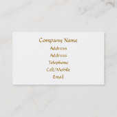 黄金 名刺 (裏面)