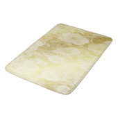 黄金，花，ファンタジーエレガント，模様，繊細 バスマット (アングル)