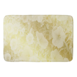 黄金，花，ファンタジーエレガント，模様，繊細 バスマット