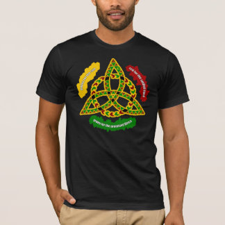 黄金、赤、緑 Tシャツ