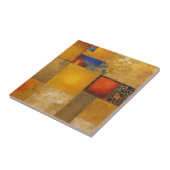 黄金、赤、青の正方形 タイル (側面)