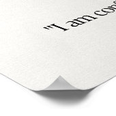 黄鉄宝石結晶意味カード ポスター (角)