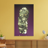 黄鉄鉱の結晶,ペルー,南米 キャンバスプリント (インサイチュ (リビング))