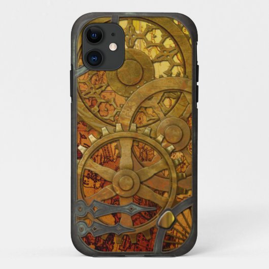 黄銅およびSteampunkの青銅色のiPhone 5 Case-Mate iPhoneケース (裏面)