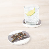 黄銅及び鉛の弾丸のコースター コースター (側面)