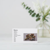 黄銅及び鉛の弾丸の名刺 名刺 (スタンド正面)