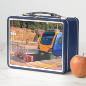 黄青の列車 メタルランチボックス (インサイチュ)