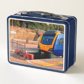 黄青の列車 メタルランチボックス (裏面)