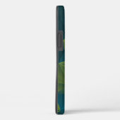 黄青の抽象芸術角錐パターン Case-Mate iPhoneケース (裏面 / 右)