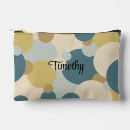 黄青パーソナライズされた分子化粧品バッグ アクセサリーポーチ