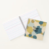 黄青色レシピ書 ノートブック (内部)