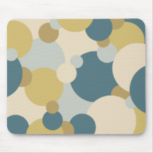 黄青色分子マウスパッド