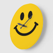 黄顔 ラージ壁時計 (傾斜)