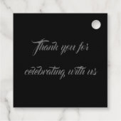 黄鮮やか色ひまわり炭抽象芸術アート フェイバータグ (裏面)