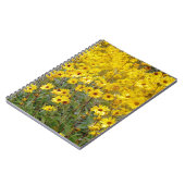 黄鮮やか花畑 ノートブック (左側)