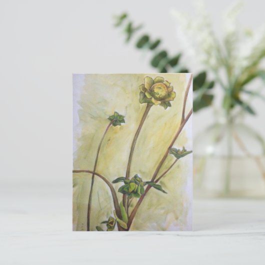 "黄2" ポストカード (スタンド正面)