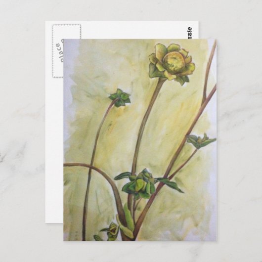 "黄2" ポストカード (正面/裏面)