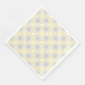 黄、灰色、および白の地震波パターン (コーナー)