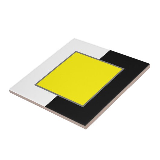 黄、白、黒 タイル (側面)