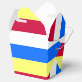 黄、赤、白、青の各ストライプ色 フェイバーボックス (オープン)