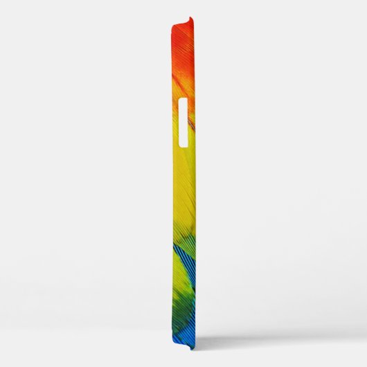 黄、赤、青、緑の羽 Case-Mate iPhoneケース (裏面 / 右)