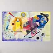 黄 – 赤 – 青、1925年ワッシリー・カンディンスキー著 ポスター (正面)