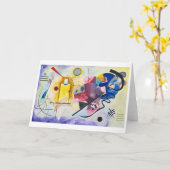 黄 – 赤 – 青 | Kandinsky | カード (黄色い花)