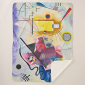 黄 – 赤 – 青 | Kandinsky | シェルパブランケット (正面)