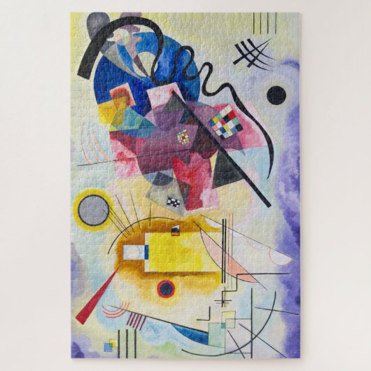 黄 – 赤 – 青 | Kandinsky | ジグソーパズル (縦)