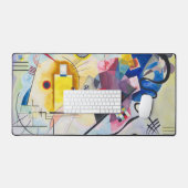 黄 – 赤 – 青 | Kandinsky | デスクマット (キーボード&マウス)