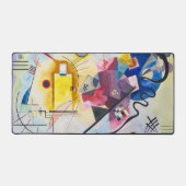 黄 – 赤 – 青 | Kandinsky | デスクマット (正面)