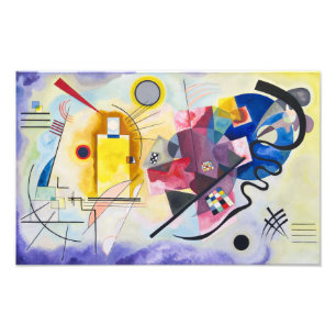 黄 – 赤 – 青 Kandinsky フォトプリント