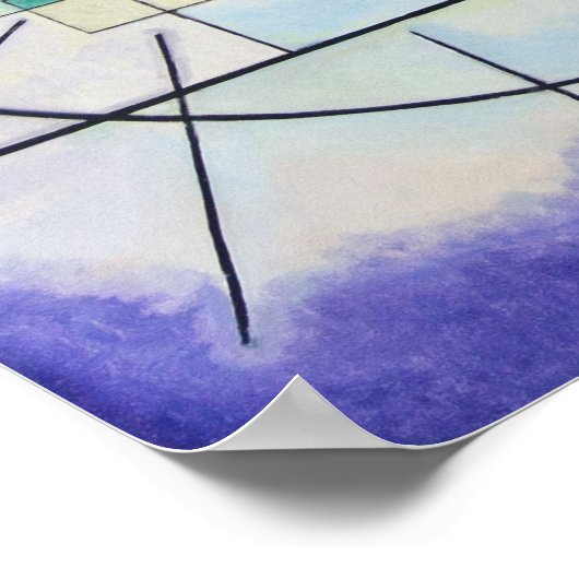 黄 – 赤 – 青 | Kandinsky | ポスター (角)