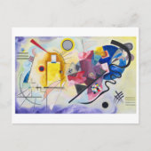 黄 – 赤 – 青 | Kandinsky | ポストカード (正面)