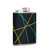 黄、青、カッコいいトレンディー、都市、線モダン フラスク (右)