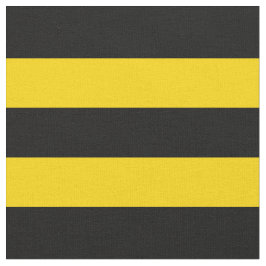 黄/黒のストライプ織物 ファブリック