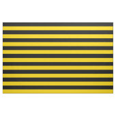 黄/黒のストライプ織物 ファブリック (ファットクウォーター)