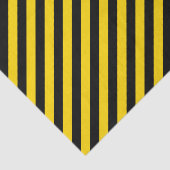 黄/黒の対角線のストライプティッシュペーパー 薄葉紙 (詳細)