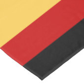 黄、黒、赤の各ストライプ色 テーブルクロス (アングル)