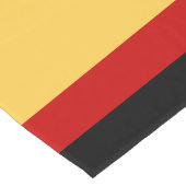 黄、黒、赤の各ストライプ色 ロングテーブルランナー (コーナー)