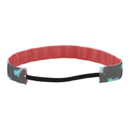 黒いおもしろいフワフワ アスレチックヘッドバンド (裏面)