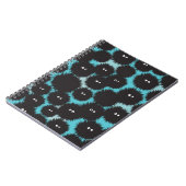 黒いおもしろいフワフワ ノートブック (左側)