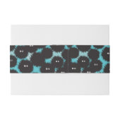 黒いおもしろいフワフワ 招待状ベリーバンド (裏面例)