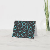 黒いおもしろいフワフワ 招待状 (裏面)