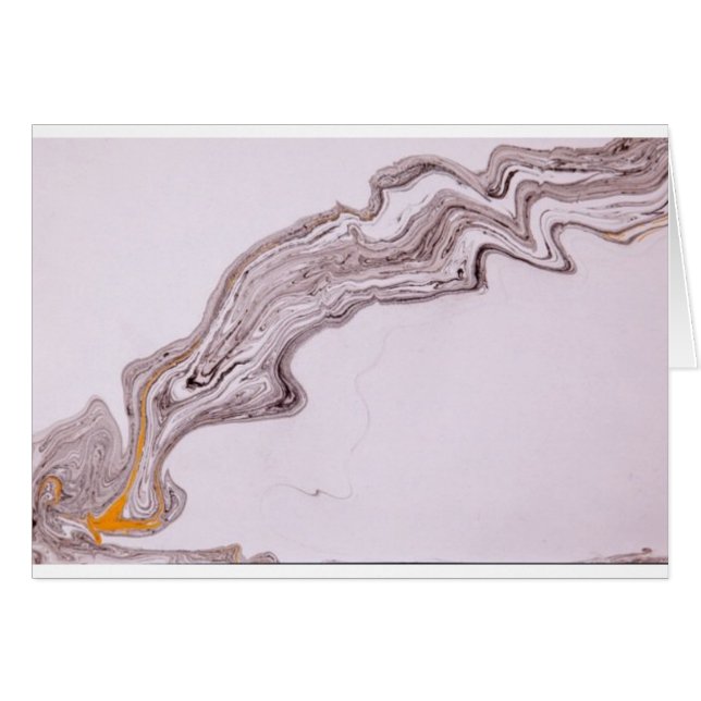 黒いおよびオレンジカード (正面横)