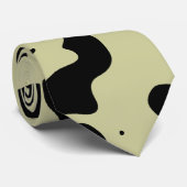 黒いおよびベージュデザイン ネクタイ (ロール)