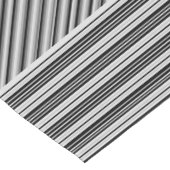 黒いおよび灰色のストライプのテーブルのランナー ショートテーブルランナー (コーナー)